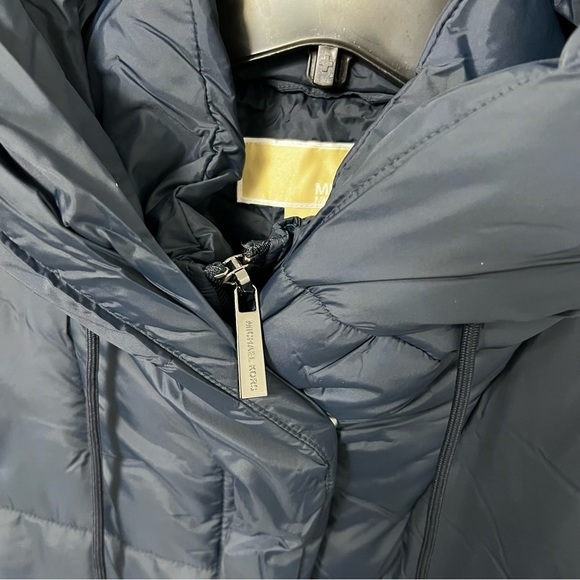 Michael Kors Missy 3/4 Puffer Jacket In Midnight Blue - New With Tag - Reemoly - Picture 9 of 15